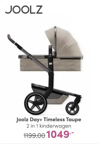 Baby & Tiener Joolz day+ timeless taupe 2 in 1 kinderwagen aanbieding