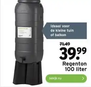 GAMMA Regenton aanbieding