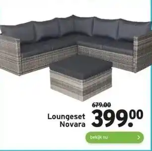 GAMMA Loungeset novara aanbieding