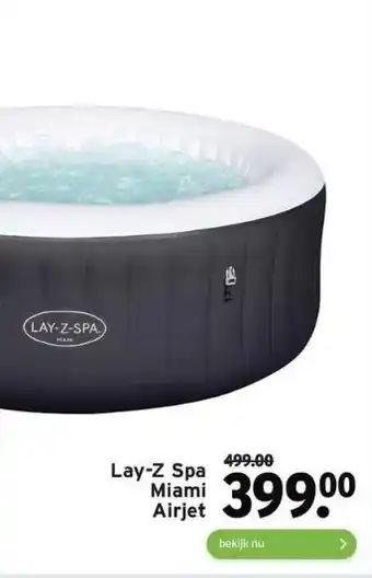 GAMMA Lay-z spa miami airjet aanbieding