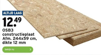 GAMMA Osb3 constructieplaat aanbieding