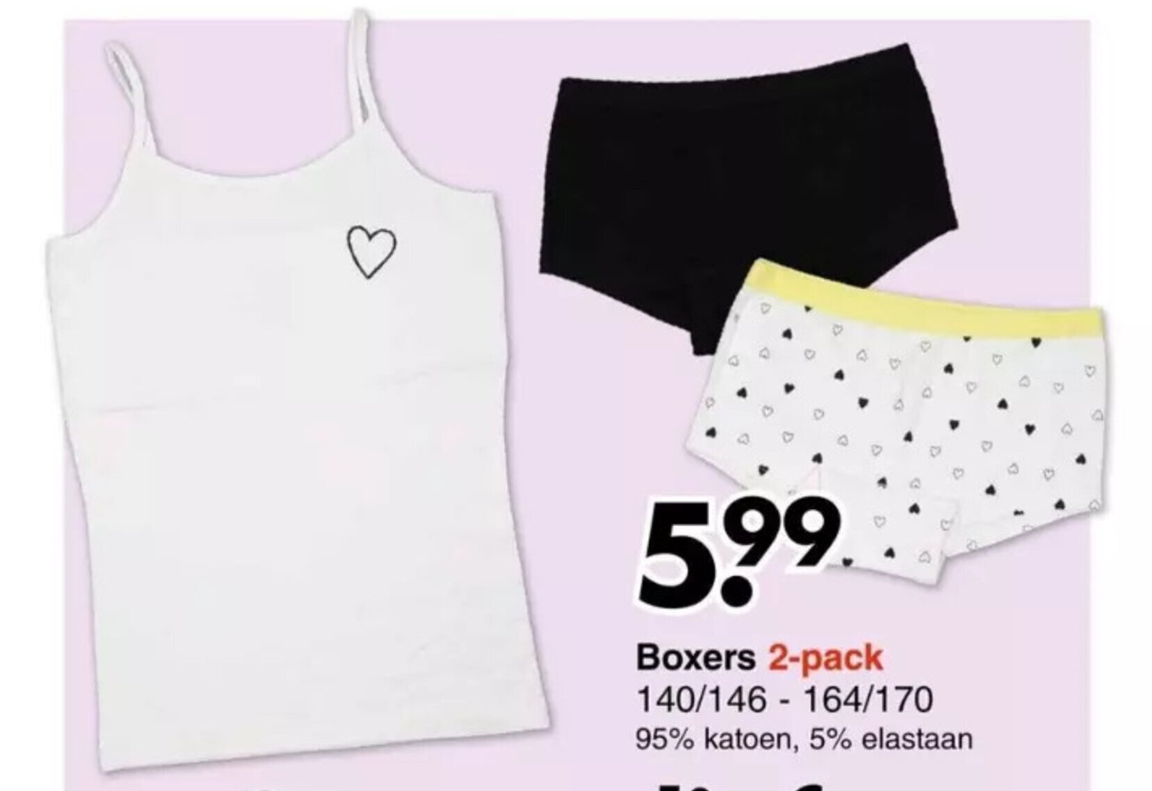 Wibra Boxers 2-pack aanbieding