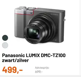 Kamera Express Panasonic lumix dmc-tz100 zwart/zilver aanbieding