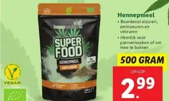 Lidl Hennepmeel aanbieding