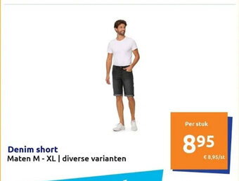 Action Denim short aanbieding
