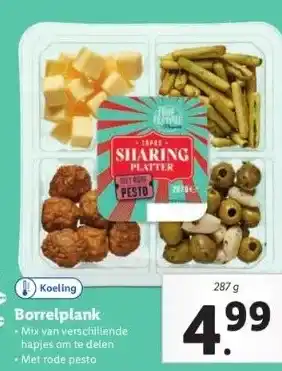 Lidl Borrelplank aanbieding