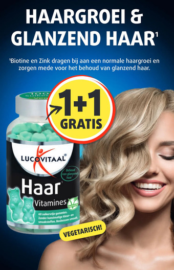 Lucovitaal Haargroei & glanzend haar¹ aanbieding