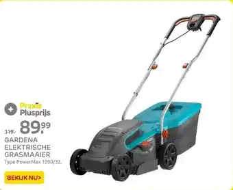 Praxis Gardena elektrische grasmaaier aanbieding