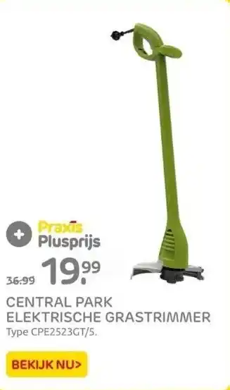 Praxis Central park elektrische grastrimmer type cpe2523gt/5. aanbieding