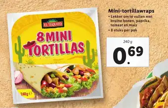 Lidl Mini-tortillawraps 240g aanbieding