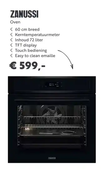 Superkeukens Zanussi oven aanbieding