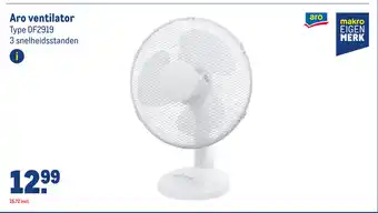 Makro Aro ventilator Type DF2919 aanbieding