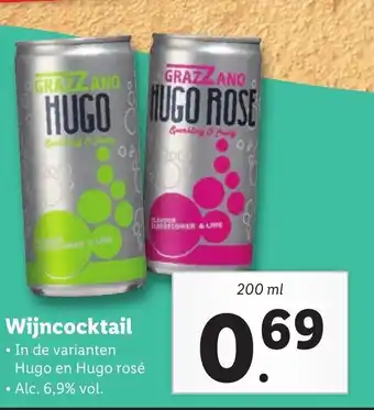 Lidl Wijncocktail 200 ml aanbieding