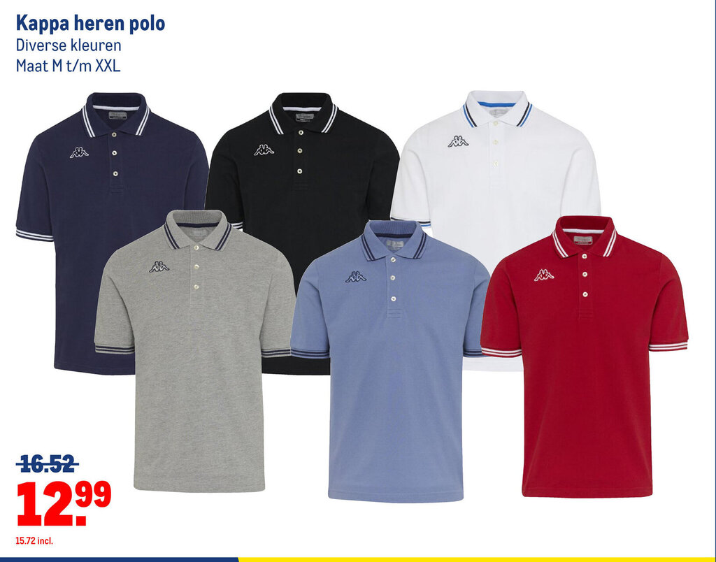 Kappa discount polo heren