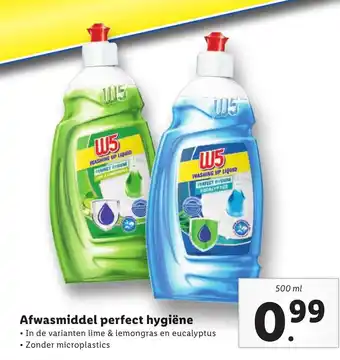 Lidl Afwasmiddel perfect hygiene 500ml aanbieding