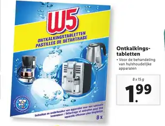 Lidl Ontkalkings-tabletten 8x15 g aanbieding