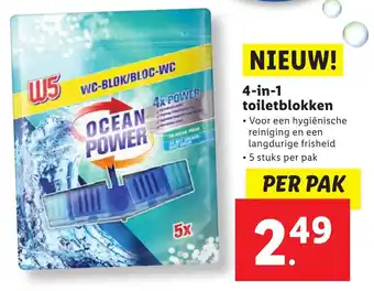 Lidl 4-in-1 toiletblokken aanbieding