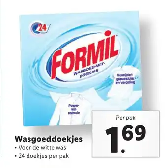 Lidl Wasgoeddoekjes aanbieding