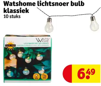 Kruidvat Watshome lichtsnoer bulb klassiek aanbieding