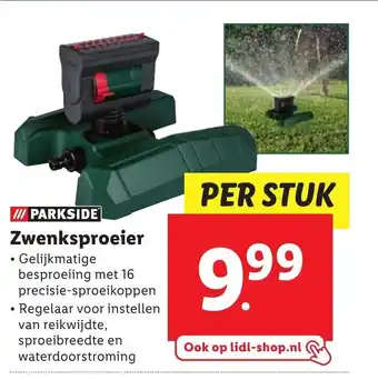 Lidl Zwenksproeier aanbieding