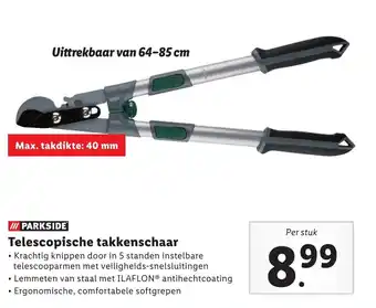 Lidl Telescopische takkenschaar aanbieding