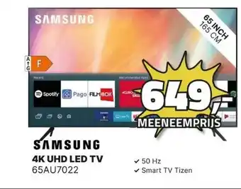 BoXXer Samsung 4k uhd led tv aanbieding