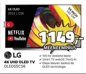 BoXXer Lg 4k uhd oled tv oled55cs6 aanbieding