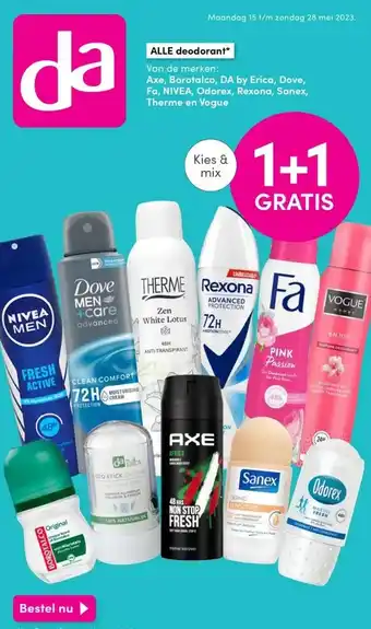 DA Alle deodorant aanbieding