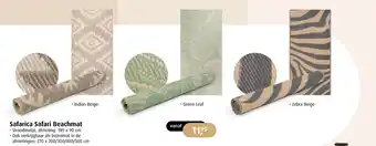 De Wit Schijndel Safarica safari beachmat aanbieding