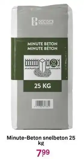 Karwei Minute-beton snelbeton 25 kg aanbieding