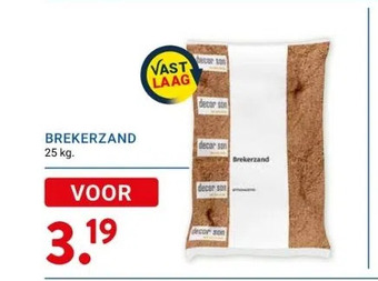 Kluswijs Brekerzand aanbieding