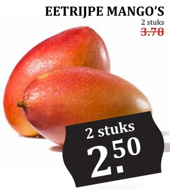 MCD Supermarkt Eetrijpe mango's aanbieding