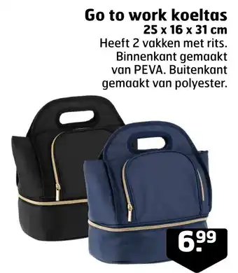 Trekpleister Go to work koeltas aanbieding