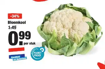 ALDI Bloemkool per stuk aanbieding