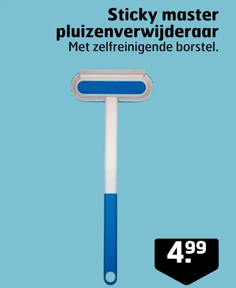 Trekpleister Sticky master pluizenverwijderaar aanbieding