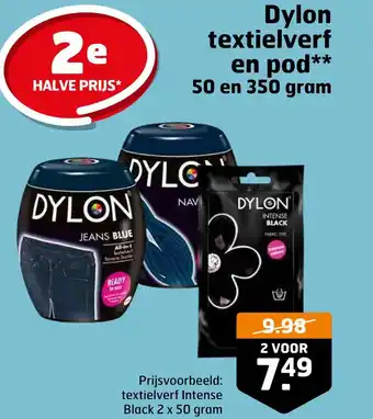 Trekpleister Dylon textielverf en pod** aanbieding