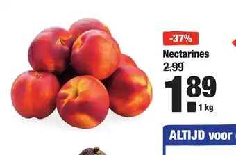 ALDI Nectarines 1 kg aanbieding