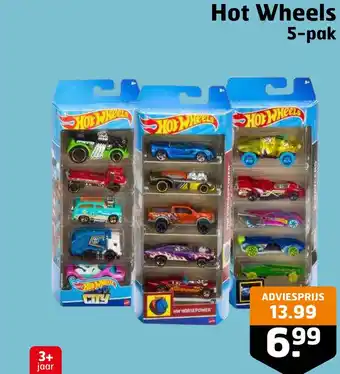 Trekpleister Hot wheels 5-pak aanbieding