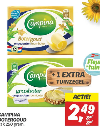 Dekamarkt Campina botergoud aanbieding