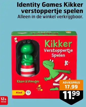 Trekpleister Identity games kikker verstoppertje spelen aanbieding
