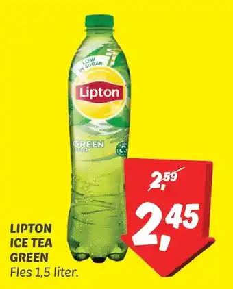 Dekamarkt Lipton ice tea green aanbieding