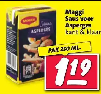 Nettorama Maggi saus voor asperges aanbieding