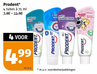 Poiesz Prodent* aanbieding