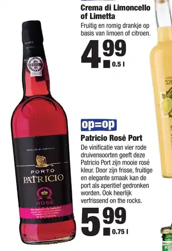 ALDI Patricio Rose Port 0,75 l aanbieding