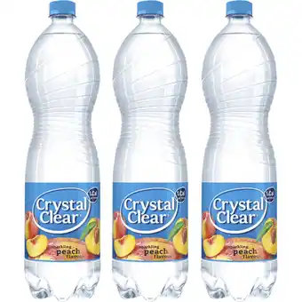 Albert Heijn Voordeelpakket crystal clear peach 1,5l aanbieding