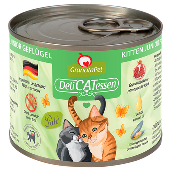 Zooplus Granatapet delicatessen 6 x 200 g kattenvoer - kitten gevogelte aanbieding