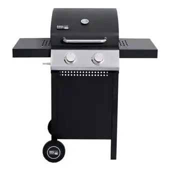 Praxis Central park gasbarbecue correntina 2-pits 2,8kw zwart aanbieding