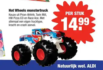 ALDI Hot Wheels Monstertruck per stuk aanbieding