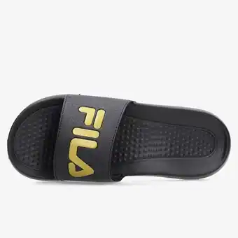 Perry Sport Fila slippers zwart/goud dames aanbieding