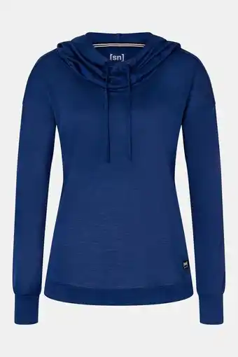 Bever Supernatural w funnel hoodie blauw aanbieding